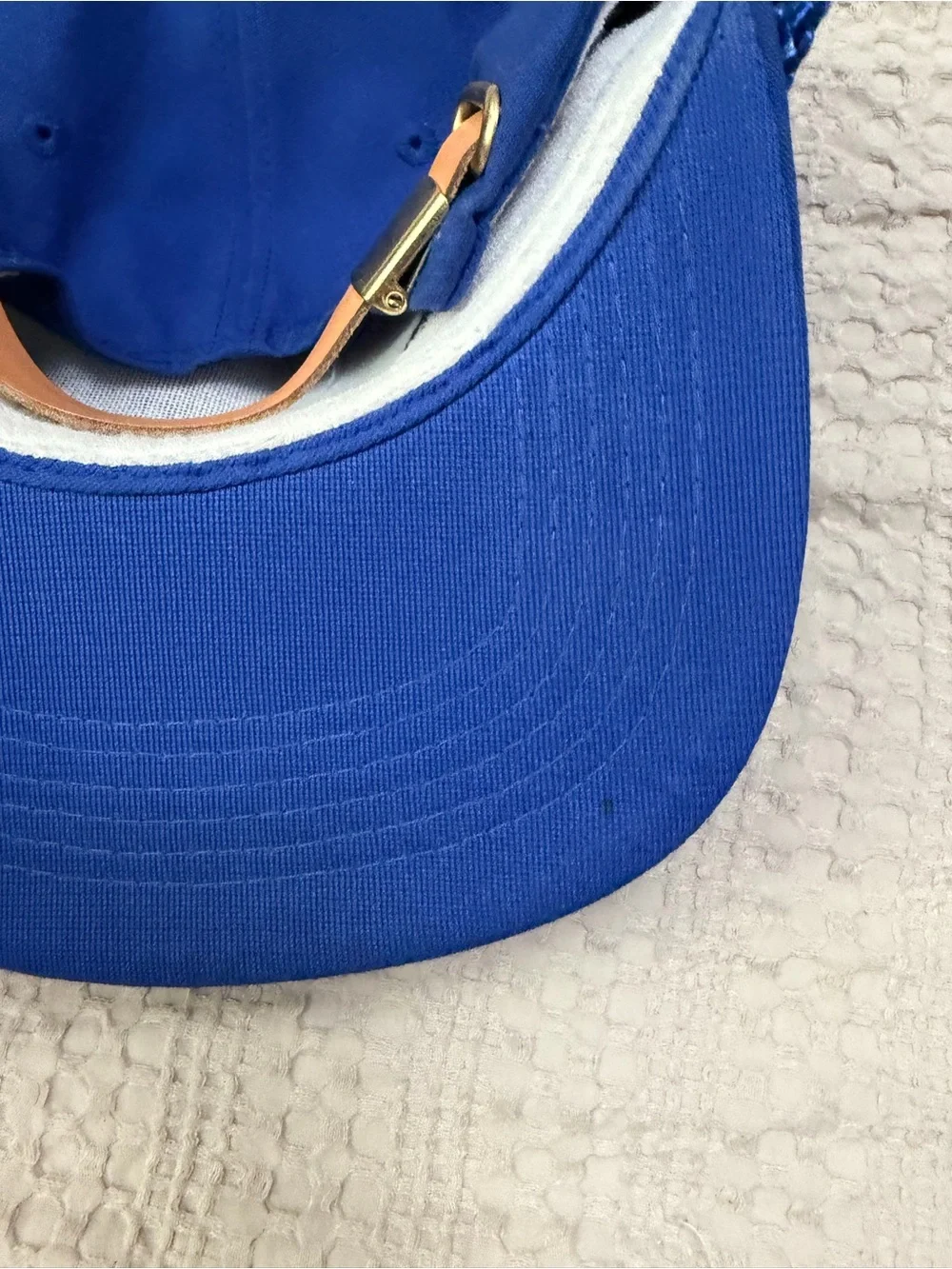 Pheasant Valley Blue Rope-Trim Snapback Hat